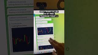 Gold trade called in my free telegram today  #forex #forextrading #xauusd #telegram #forextrader