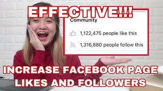Tips and Ways: Facebook Page Increase Likes and Followers! Effective and Organic.