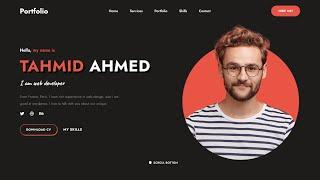 Responsive Personal Portfolio Website With HTML And CSS