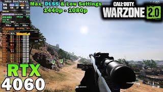 Call of Duty: WARZONE 2.0 | RTX 4060 | Ryzen 7 5800X3D | 1440p - 1080p | Max & Low Settings