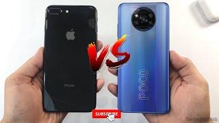 iPhone 8 plus vs Poco X3 pro | Speed Test, Camera comparison