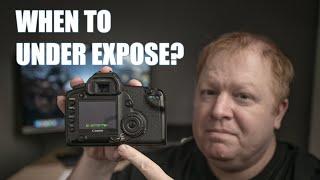 When And How Much To Under Or Over Expose Part 1