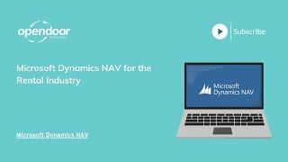 Microsoft Dynamics NAV for the Rental Industry