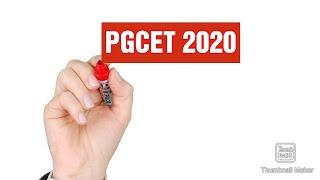 PGCET 2020 Preparation