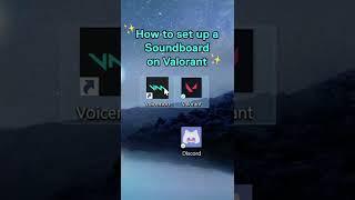 How to Set Up A Soundboard on Valorant (Tutorial) #Shorts