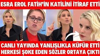 ESRA EROL FATİH AYDIN'IN KATİLİNE CANLI YAYINDA ŞOKE EDEN AÇIKLAMA YAPTI RABİA AYDIN ALDATMA