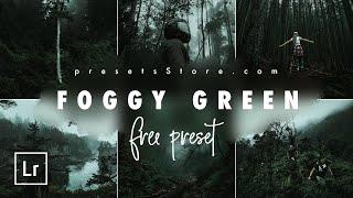 FOGGY GREEN — Professional Color Correction in Lightroom Mobile | Forest Photography Editing | FREE