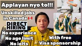 Trabaho sa bansang Canada  | No Experience,No age limit,No ielts with free visa sponsorship