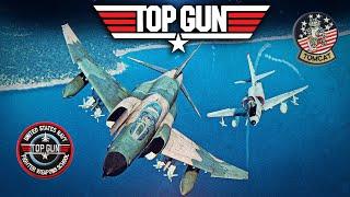 TOP GUN | F-14 Tomcat + F-4 Phantom II Vs A-4E Skyhawk DOGFIGHT | Digital Combat Simulator | DCS |