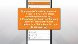 NRI iMobile app: Subsequent NRE/NRO Account Opening Demo