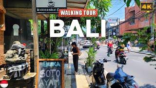 Bali, INDONESIA - Seminyak Main Street, Shopping Area in Kuta