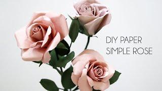 DIY Paper Rose Easy and Simple Perfect For Valentines Day