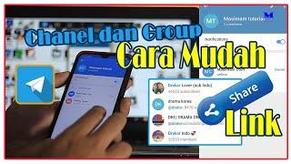 How to Create Groups and Channels and Sharing Links on Telegram