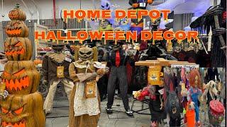 HOME DEPOT HALLOWEEN 2024 * HALLOWEEN ANIMATRONICS IN ACTION  /IN STORE WALKTROUGH #halloween