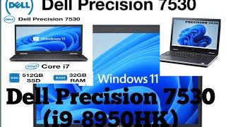 Dell Precision 7530 i9 8950HK