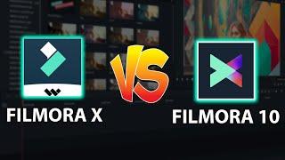 FILMORA X VS FILMORA 10 | THE MAIN DIFFERENCE??