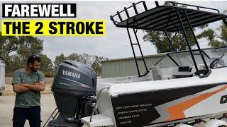 I INSTALLED A FOUR STROKE YAMAHA | FAREWELL THE 2 STROKE | FULL BOAT RESTORATION - PART 27