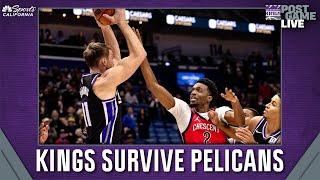 Kings work hard late to secure 'massive, clutch' win over Pelicans | NBC Sports California