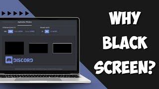 Black screen while screen sharing on Discord FIX