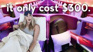 I Flew First Class to Europe on Virgin Atlantic for only $300. Here's how!