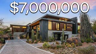 Touring a $7,000,000 MANSION in Scottsdale Arizona with a 10 Car Garage