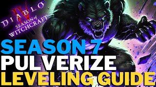 Diablo 4 - PULVERIZE Leveling Build Guide! Smash Through Season 7!