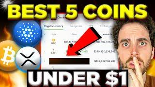 Best Coins Under $1 to Buy During Bitcoin Crash? | Altcoin Daily