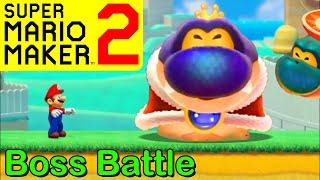 Mario Maker 2 - How to make a HISSTOCRAT boss battle (Mario Maker Boss ideas)(Mario 3D World bosses)