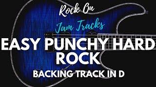 D Minor Hard Rock Backing Track | Easy Punchy Rock | Guitar Backing Track