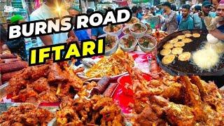 Iftari at Burns Road Food Street Karachi | Heavy Crowd on the Road | Zohaib Mansha