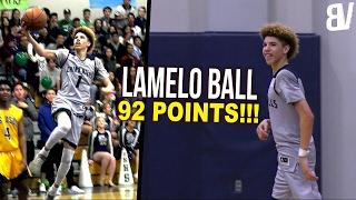 The Full Game LaMelo Ball Scored 92! Chino Hills DESTROYS Los Osos AGAIN! FULL HIGHLIGHTS