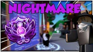 Reaching *NIGHTMARE* Rank in Roblox Bedwars.. (Season 6)