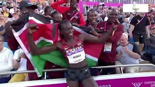 Mary Moraa  for Kenya wins Gold in 800M final Commonwealth games   BIRMINGHAM 2022 COMMONWEALTH