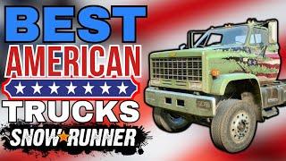 Top 10 American Trucks - SnowRunner