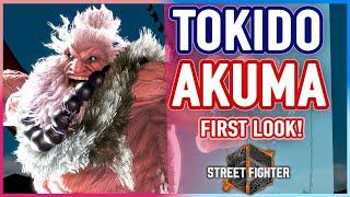 SF6  TOKIDO + AKUMA! FIRST LOOK!  SF6 High Level Gameplay