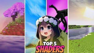 Top 5 Best SHADERS for Minecraft PE 1.21 ( MUST WATCH )