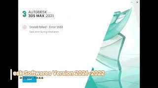 How TO FIX  l  Error 1603 Fatal error while installing 3DS Max And Auto CAD 2021-2022 #autodesk#Maya