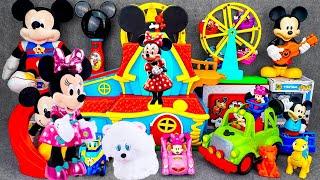 13 minute Satisfying Unboxing Disney Mickey Mouse Fun Wheel Jumbo Fun House | Review Toys ASMR TOYS