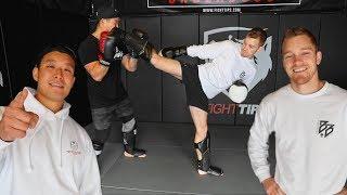 BART TRAINS AT FIGHT TIPS WITH SHANE FAZEN!