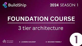 #BuildShip Foundation Course 2024 - 3 tier architecture