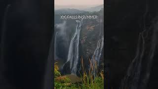 JOG FALLS SUMMER VS MONSOON Karnataka, India️ #shorts #india