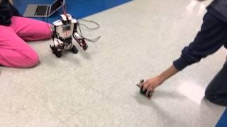 Students Targeting and Tracking an Object with Lego EV3