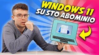 HO PRESO IL PEGGIOR PC SU AMAZON E CI HO MESSO WINDOWS 11! 