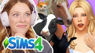 i played the sims with EVERY animal on one lot... this is what happened