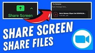 Zoom — How to SHARE SCREEN & SHARE FILES (2024)