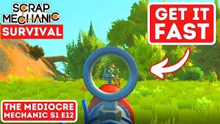 How to Get the SPUD GUN in Scrap Mechanic Survival | The Mediocre Mechanic S1 E12