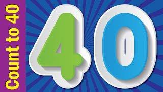 Count to 40 | Learn Numbers 1 to 40 | Learn Counting Numbers | ESL for Kids | Fun Kids English