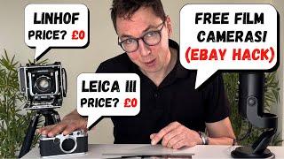 🟡 eBay HACK!  (Film Cameras for FREE..  when you buy a Lens) (I got a ~£6K Linhof Technika) 