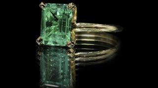 F&B Jewelry Showcase: Custom FAB Emerald Lab Grown 9x7mm Green Emerald  Solitaire Ring