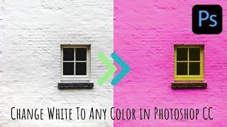 Photoshop - Change White To Any Color - a quick and easy solution